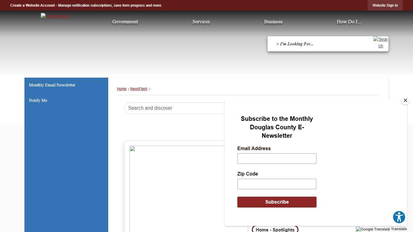 News Flash • Douglas County, WA